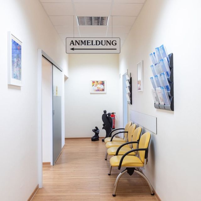 Praxis Flur Anmeldung
